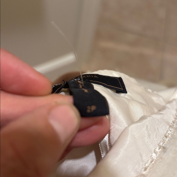 BCBGMaxAzria strapless Off White Dress - Picture 9 of 13